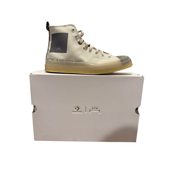Converse x A-Cold-Wall ACW Chuck 70 Hi A02276C SILVER BIRCH Men's Shoe Size 9.5 - Picture 1 of 8